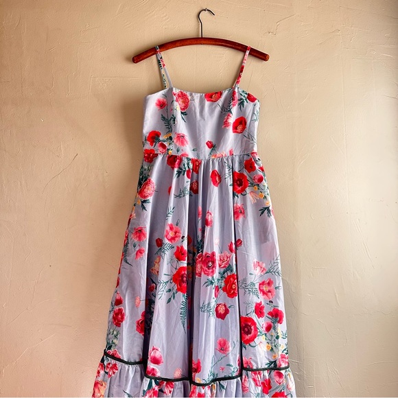 Madame Shoushou full length floral sundress with bodice style top - Picture 2 of 8
